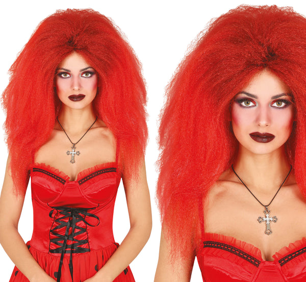 Black & Red Wig