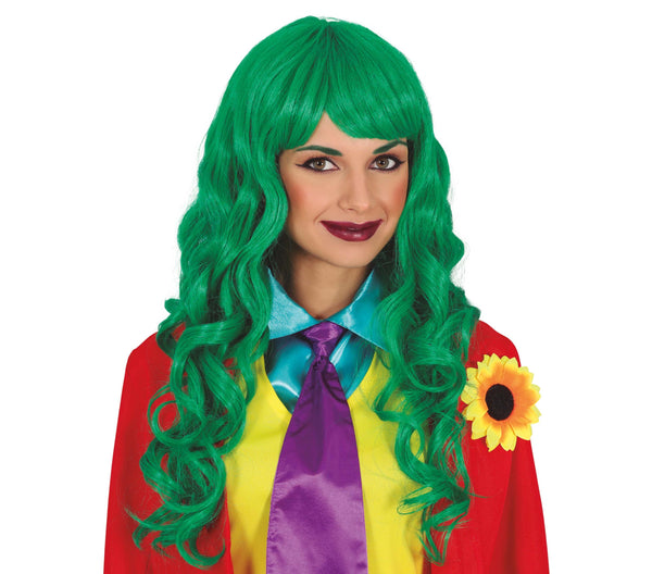 Long Green Wig