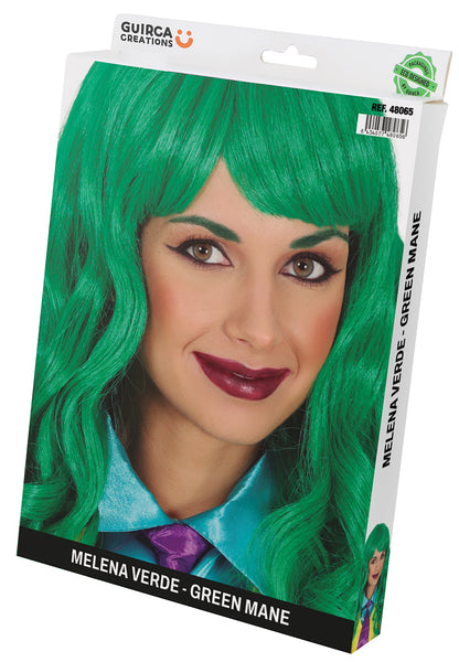 Long Green Wig