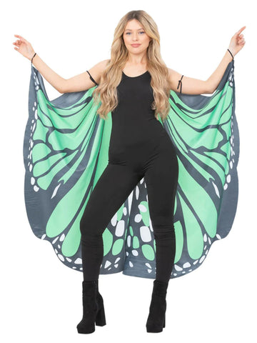 Green Fabric Butterfly Wings