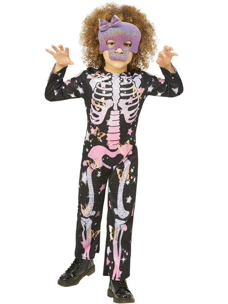 Rose Gold Sparkle Skeleton Costume