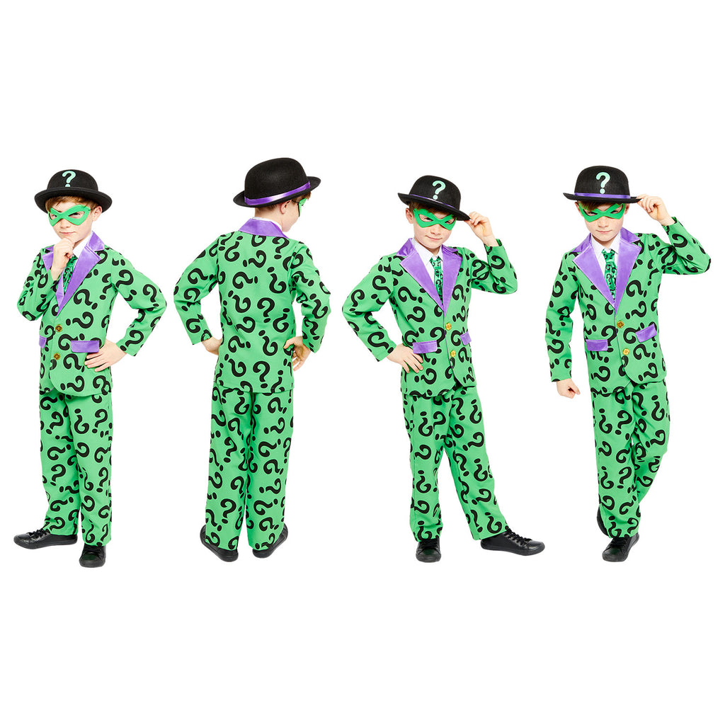 The Riddler Child's Costume – Midlands Fancy Dress Redditch
