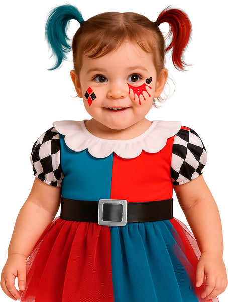 Lil Colourful Harlequin Costume
