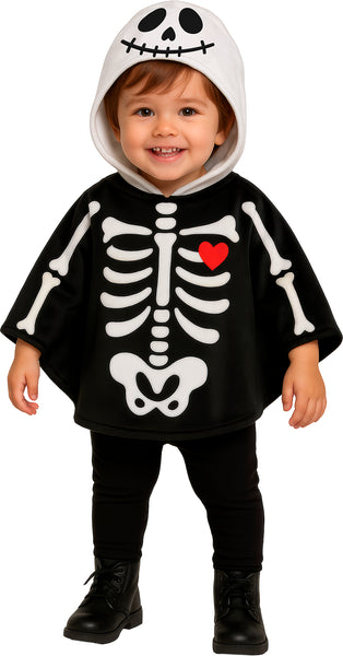 Baby Skeleton Poncho