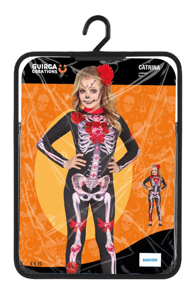 Child's Catrina Skeleton Costume