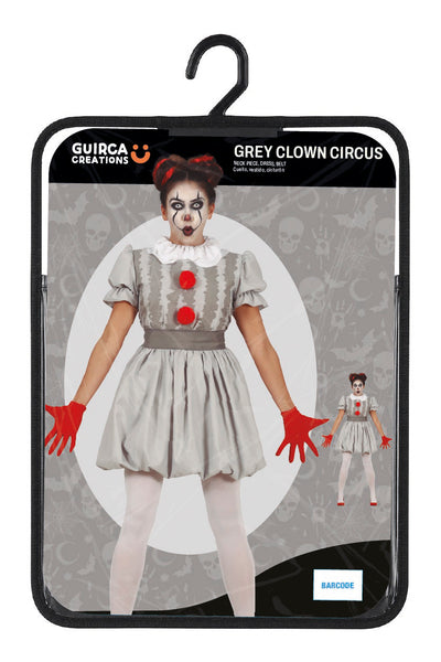 Adult Grey Clown Costume
