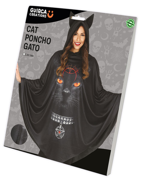 Halloween Cat Poncho