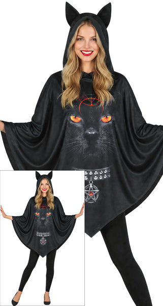 Halloween Cat Poncho