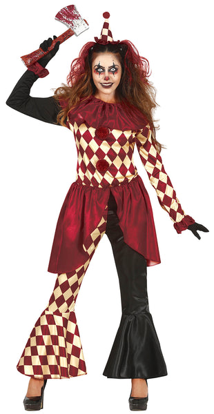 Female Horror Clown Costume