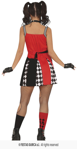 Harlequin Cheerleader Costume