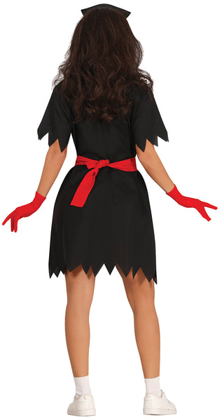 Black Bloody Nurse Costume