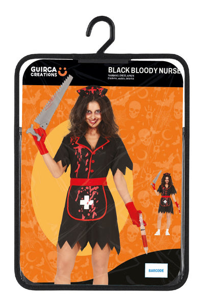 Black Bloody Nurse Costume