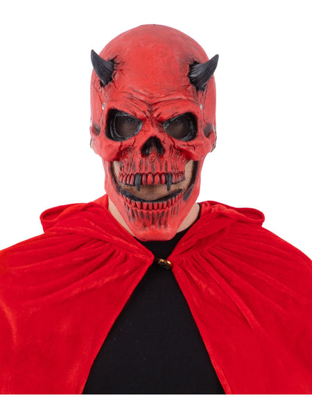 Red Devil Skull Mask