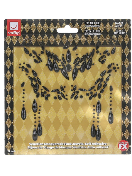 Venetian Masquerade Face Jewels