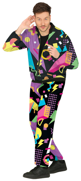 Black 80s Tracksuit