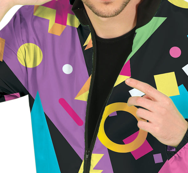 Black 80s Tracksuit