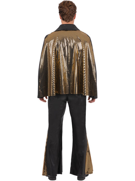 Elvis Black Jumpsuit Costume