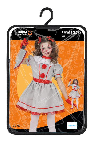 Vintage Clown Girl Costume