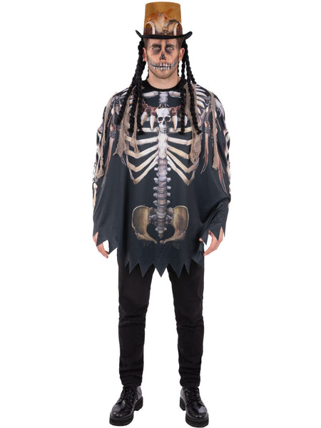 Adult's Voodoo Witch Doctor Poncho