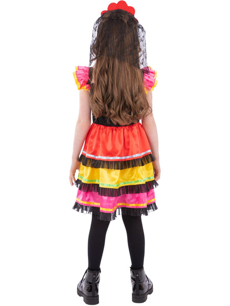 Child's Day of the Dead Fiesta Costume