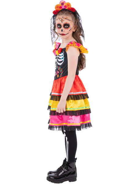 Child's Day of the Dead Fiesta Costume