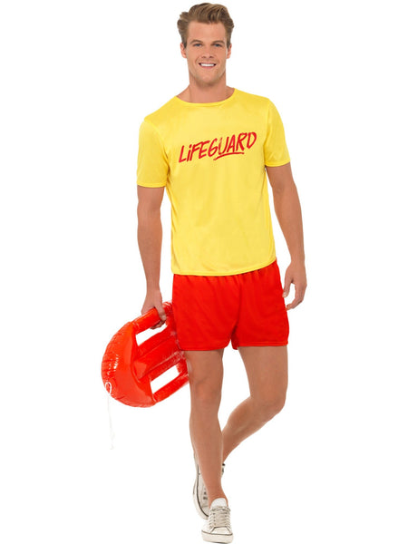 Men's Lifeguard Beach Costume