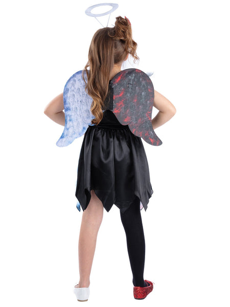 Child's Half Angel, Half Devil Girl Costume