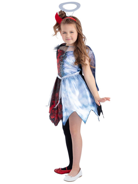 Child's Half Angel, Half Devil Girl Costume