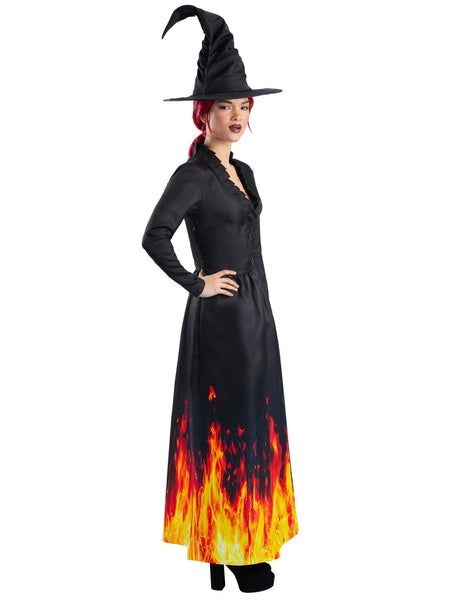 Adult Burning Witch Costume