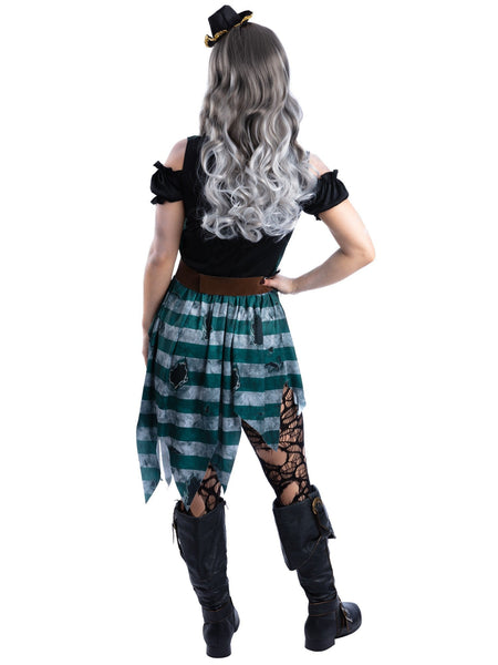 Skeleton Pirate Buccaneer Costume