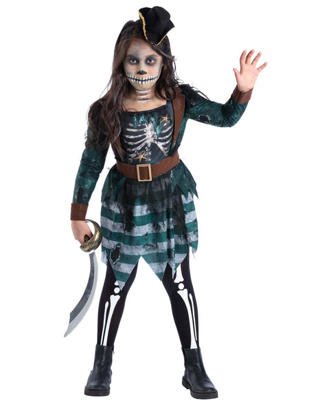 Skeleton Pirate Maiden Costume