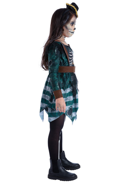 Skeleton Pirate Maiden Costume