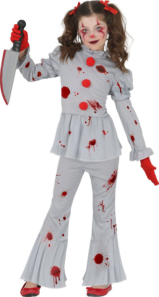 Devil Clown Girl Costume