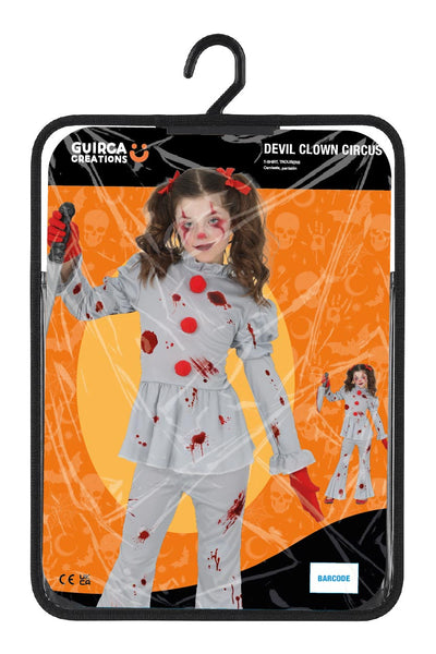 Devil Clown Girl Costume