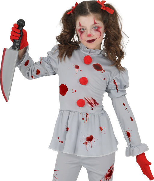 Devil Clown Girl Costume