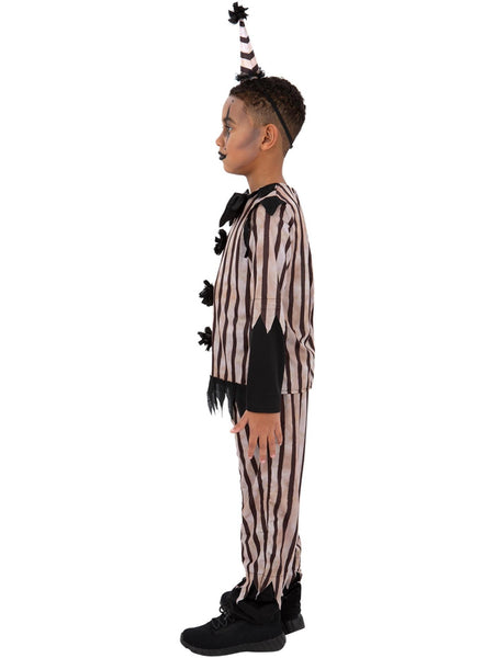 Dark Vintage Clown Boy Costume