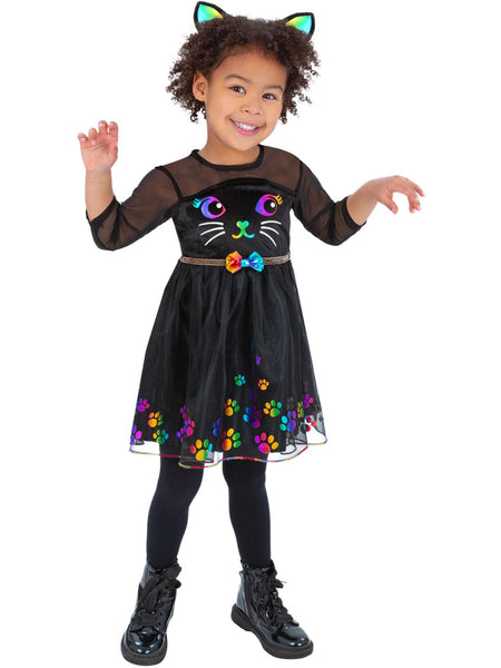 Toddler Rainbow Cat Costume