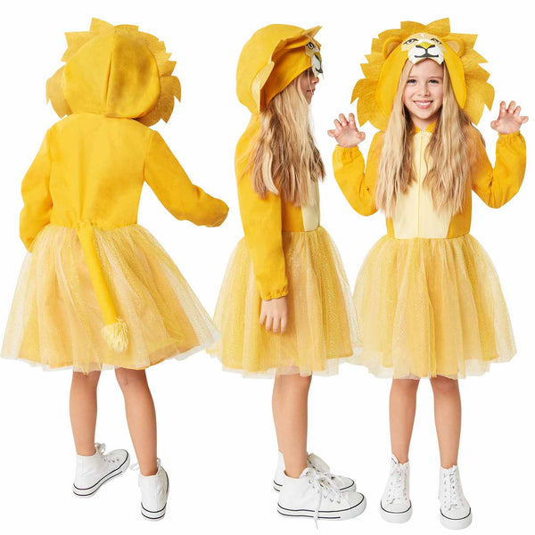 Child's Lion Hooded Dress