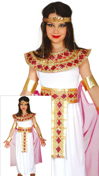 Child's Red & Gold Egyptian Costume