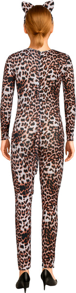 Adult Leopard Jumpsuit Costume