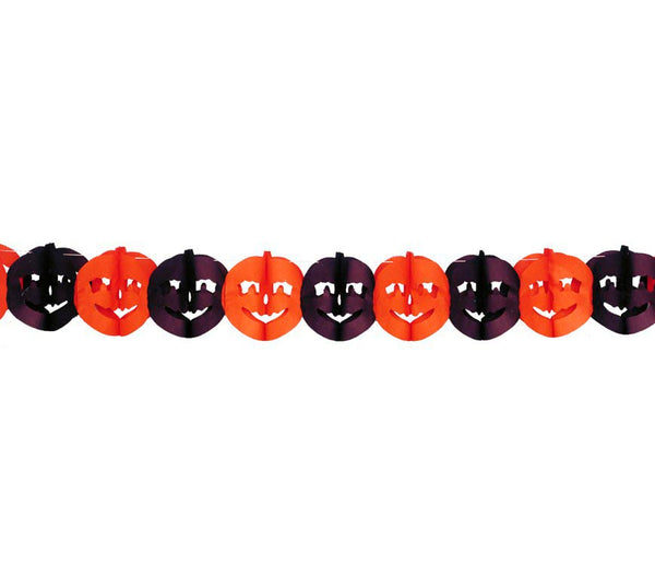 Pumpkin Paper Garland Decoration