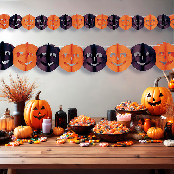 Pumpkin Paper Garland Decoration