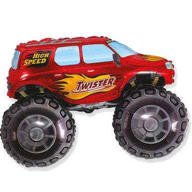 38 Inch Red Monster Truck Supershape Foil Balloon (Copy)