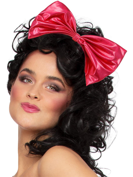 80s Pink Metallic Headband