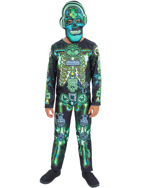 Child's Gamer Skeleton Costume