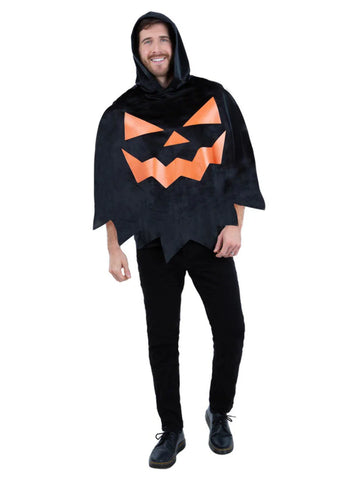 Adult Pumpkin Poncho