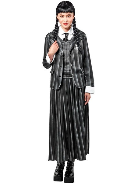 Adult Wednesday School Uniform Costume