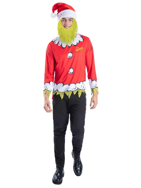 Adult The Grinch Santa Costume