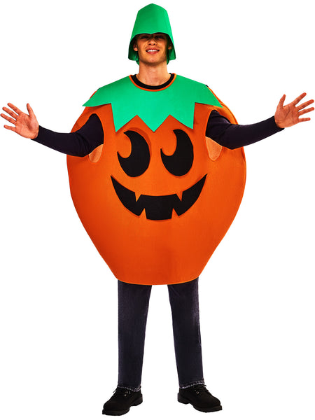 Adult Pumpkin Costume with Interchangeable Face!