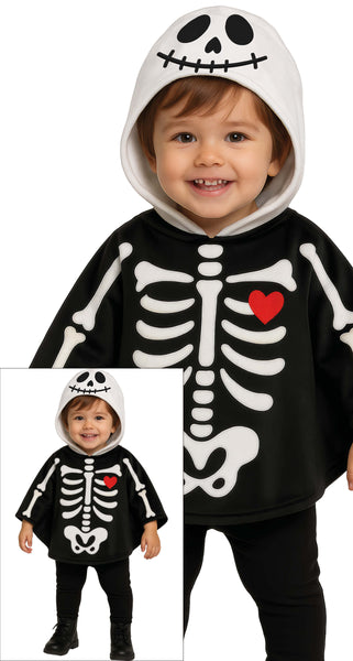 Baby Skeleton Poncho